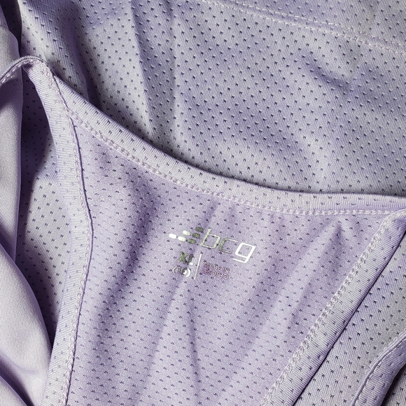 nwt bcg training tech mesh back tank top girls size xl 16 upf 50 purple rose - Picture 3 of 15